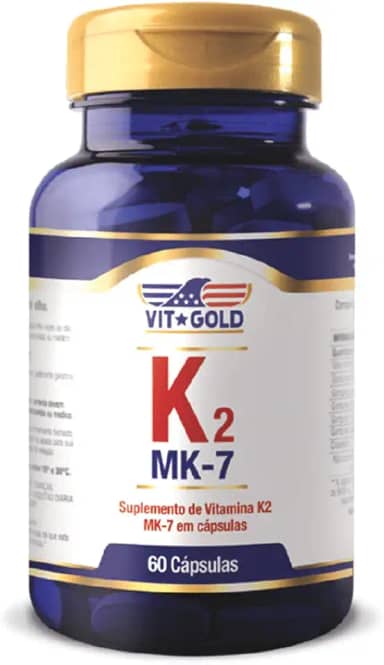 Vitamina K2 MK-7 100mcg Vitgold 60 cápsulas