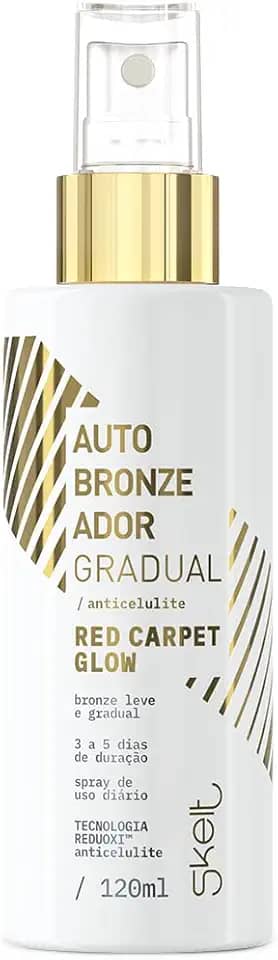 Skelt Autobronzeador Gradual Anticelulite 120ml | Promove um Belo Bronzeamento, Capza de Reduzir a Celulite, Duração de 3 a 5 Dias | Todos os Tipos de Pele
