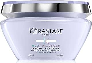 Kérastase Máscara Blond Absolu Masque Cicaextreme, Cabelos loiros, descoloridos, Hidratação, restauração, Ácido Hialurônico, Flor de Edelweiss, 200 ml