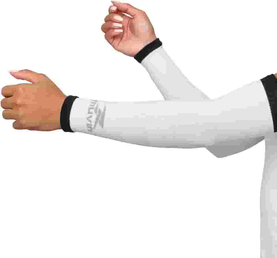 Manguito Longo Solid Muvin – Par – Material com Boa Respirabilidade – Manga – Proteção – Caminhada – Corrida – Ciclismo – Vôlei – Sem Costuras – Ótimo Ajuste – Desempenho - Conforto - Unissex