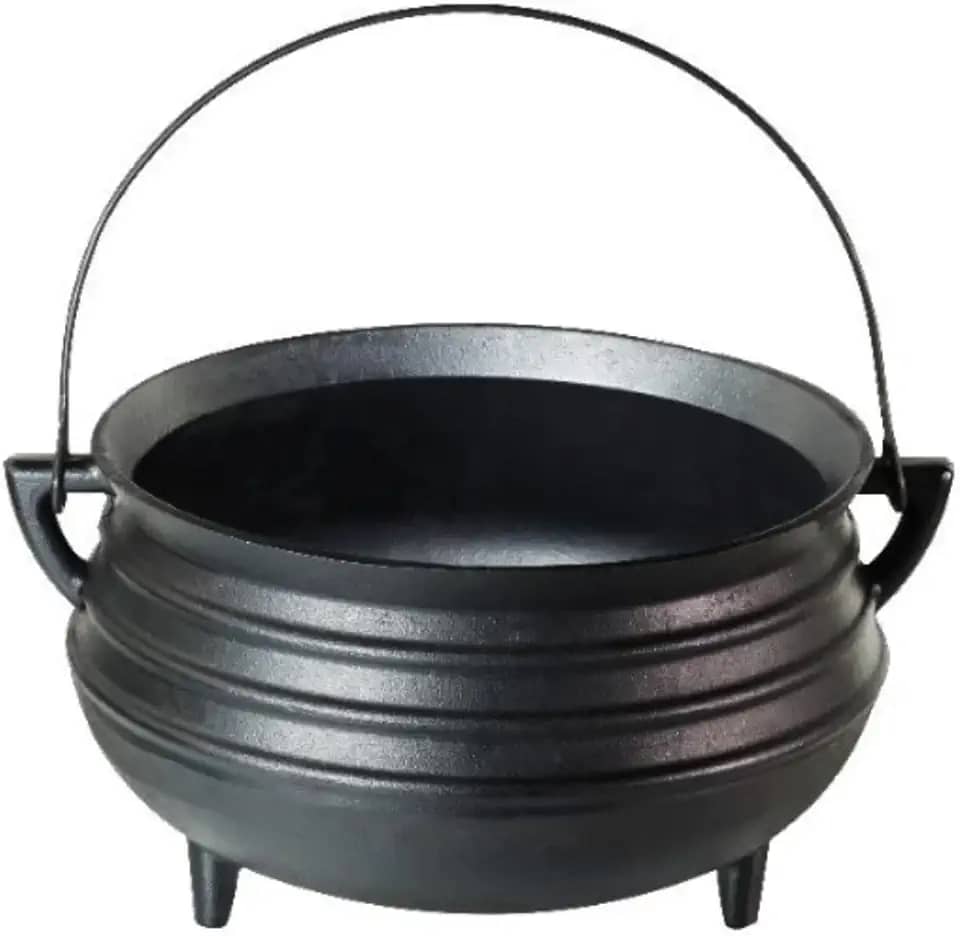 Mini Panela Tripé Caldeirão Ferro Fundido Sem Tampa 600 ml Santana