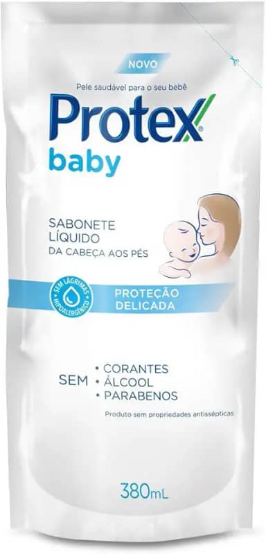 Sabonete Líquido Bebê Protex Baby Delicate Care 380ml