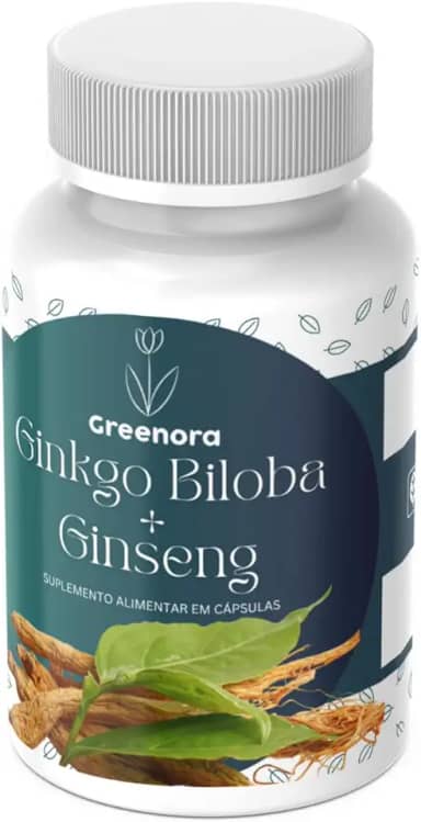 Gincko Biloba + Ginseng 60 Cápsulas Greenora (1 Unidade)