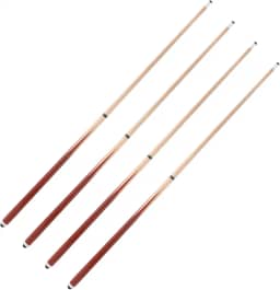 HNQQ 58 2 peças de taco de sinuca com cor café e ponta de couro de 13 mm peso 567 g (conjunto de 147 cm/conjunto de 4/conjunto de 6)