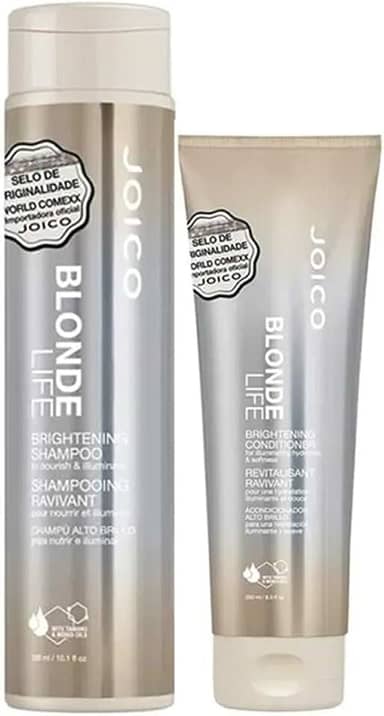 Kit Shampoo e Condicionador Joico Blonde Life Brightening Pequeno