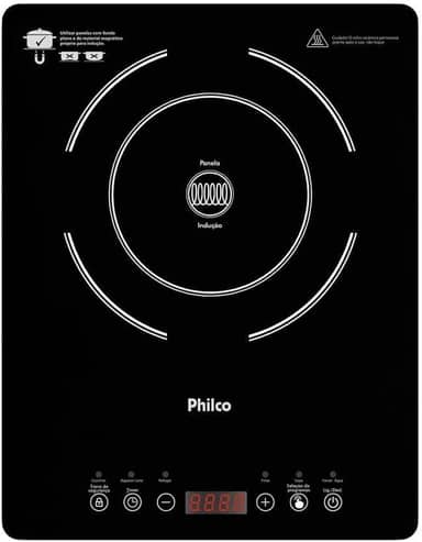 Cooktop de Indução Philco PCT10A Diferentes Níveis de Potência e Temperaturas 220V