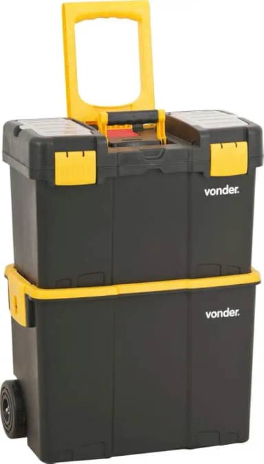 Vonder, Caixa Para Ferramentas, Plástica, Com Rodas, 46,0 Cm X 26,0 Cm X 62,5 Cm, Crv 0300.