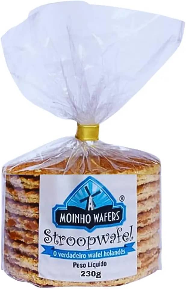 Stroopwafel Wafel Holandês 230g - Moinho Wafers