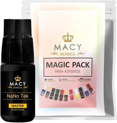 Adesivo Cola Macy Nano Tek Para Alongamento Extensão De Cílios 3ml