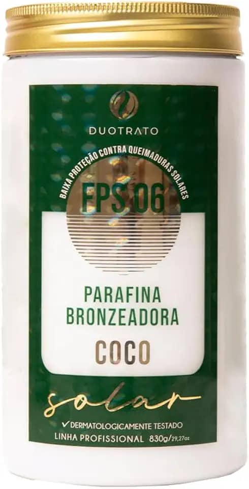 Parafina bronzeador acelerador de bronzeado Duotrato 830g (Coco)