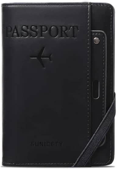 Carteira Porta Passaporte Documentos Viagem, Porta Documentos Passaporte Carteira Couro Com Rfid Mais Segurança e Tranquilidade Na Sua Viagem