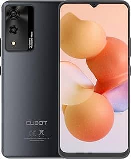 CUBOT A10, Smartphone Android 14, 6.56 Polegadas 90Hz, 12GB RAM, 128GB, Câmera 48MP, Bateria 5100mAh, Dual SIM 4G (Preto)