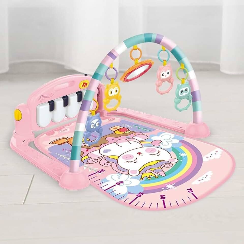 Tapete de Atividade Musical Piano Interativo Unicórnio Wakaii