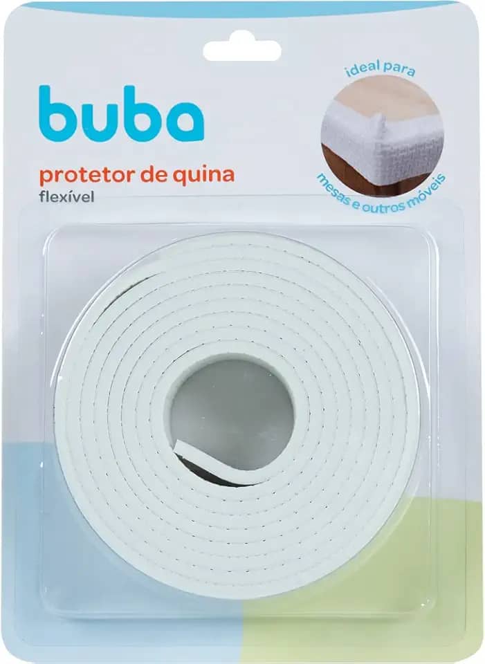 Buba Protetor De Quina E Borda - Flexível Em Rolo Branco