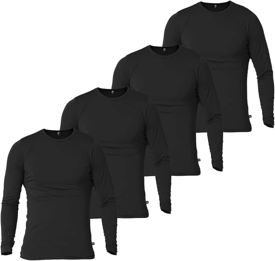 Kit 4 Camisa Longa Térmica Proteção Solar 50+ Tecido Uv Gelado Dry