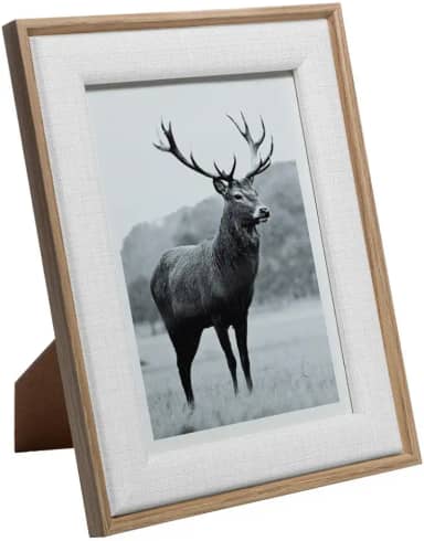 LYOR - Porta-Retrato de Mdf Branco 13cm x 18cm