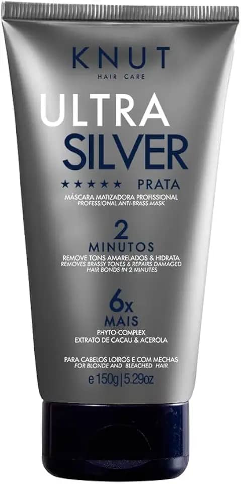 KNUT Hair Care Knut Ultra Silver Prata 150G