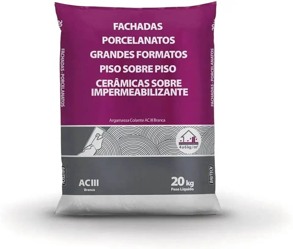 Argamassa Bautech Ac-III Branco 20kg 20 kg