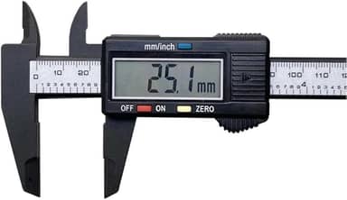 Paquímetro Digital Profissional Tela LCD Medição Precisao 150mm com Estojo feito em Metal e Plastico