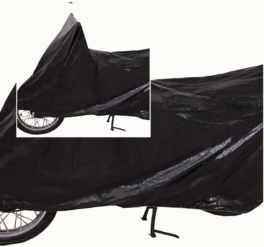 Capa de Cobrir Moto Impermeável Protetora Universal para Motocicleta, Preta, PVC Proteção UV Capa de Chuva e Sol Fácil Colocação