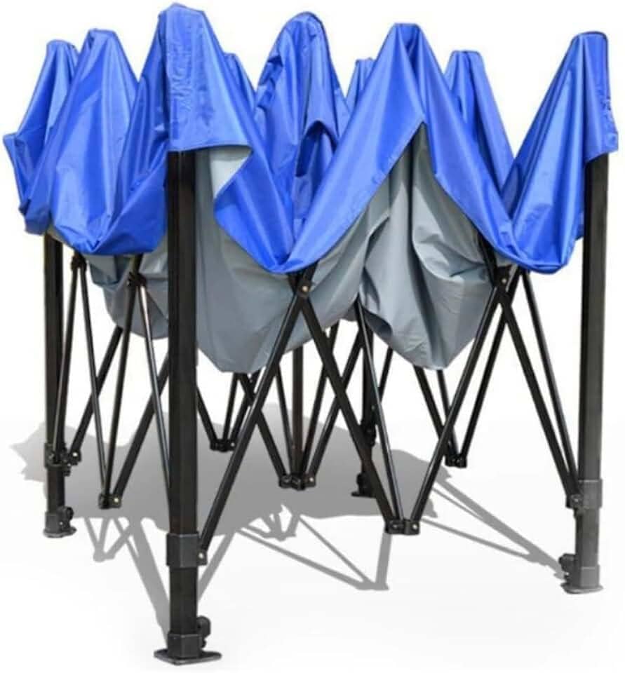 Tenda Gazebo Sanfonada Articulada 3x3 - Barraca de Praia Dobrável para Camping, Festas e Eventos