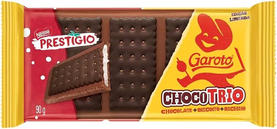 Chocolate ChocoTrio PRESTÍGIO Garoto 90g