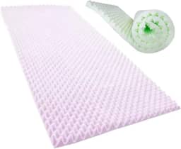 Colchão Piramidal Casca de Ovo D28 Solteiro Rosa - Sequencial