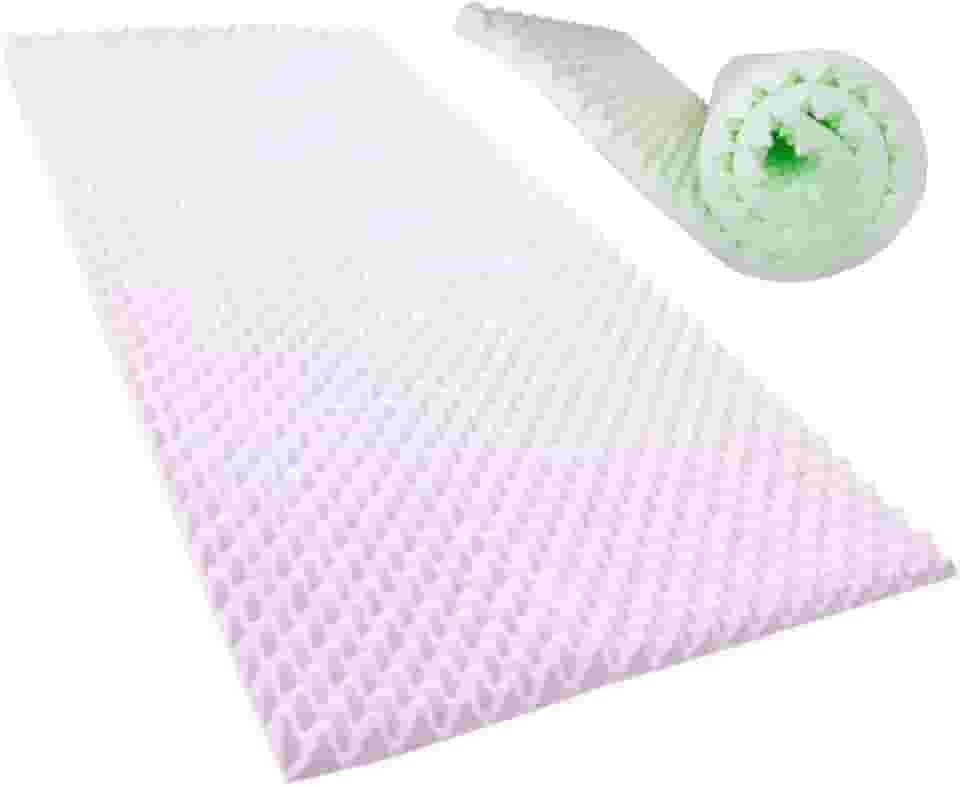 Colchão Piramidal Casca de Ovo D28 Solteiro Rosa - Sequencial