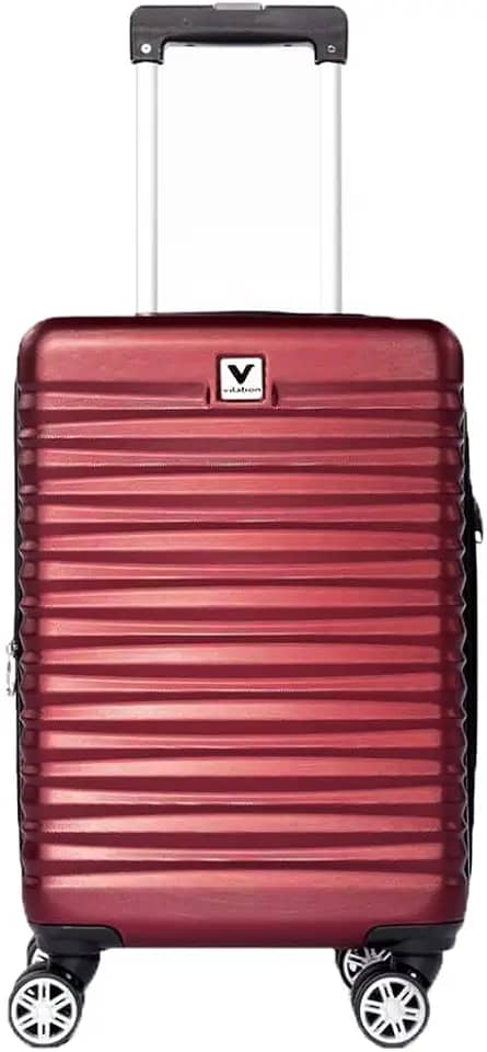 MALA DE BORDO PEQUENA PARA VIAGEM EXPANSÍVEL VILABON VB00119 ABS CADEADO TSA RODAS DUPLAS 360 BORDO