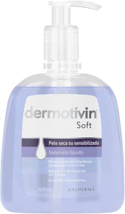 Dermotivin Sabonete Líquido Facial Pele Seca Ou Sensibilizada Soft 300ml