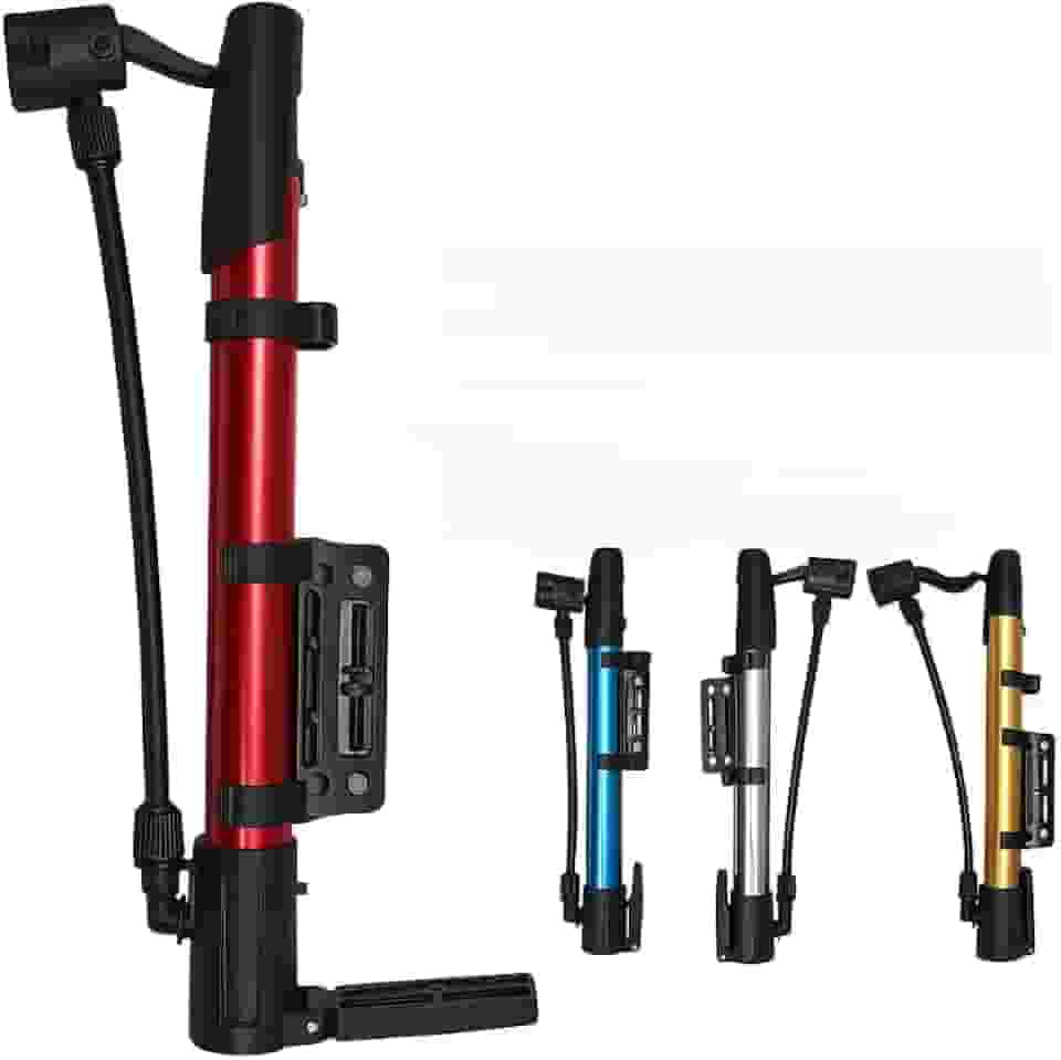 Bomba de Ar Manual Portátil Multiuso – Inflador para Bicicleta, Pneu de Moto, Bola, Colchão e Piscina.