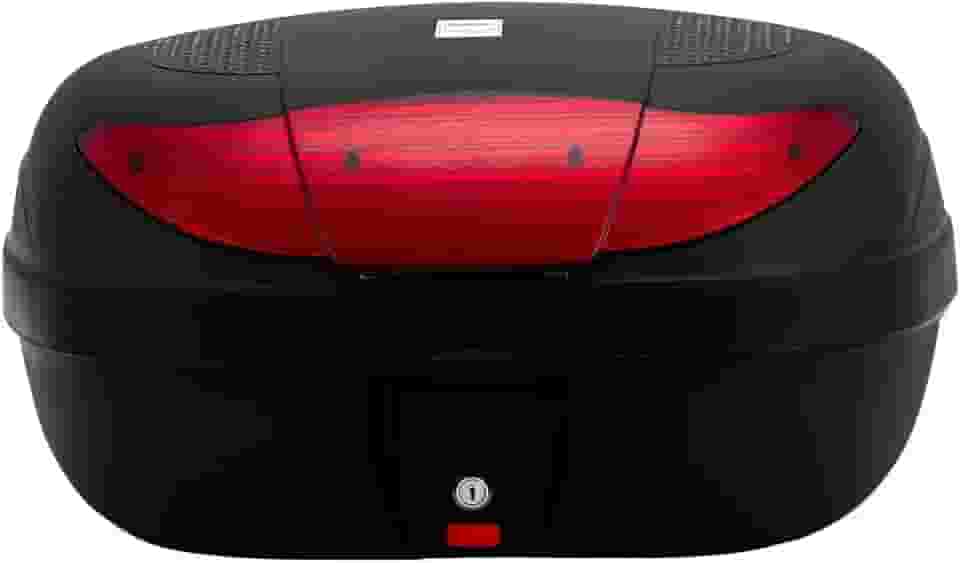 BAULETO PLÁSTICO SUPERIOR 45 LITROS PRO TORK REFLETOR VERMELHO