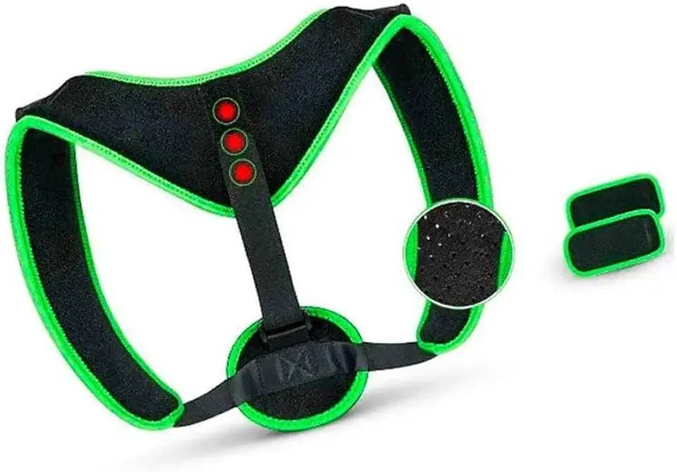 Colete Ortopédico Postural com Ímãs – Correção de Postura, Alívio de Dores nas Costas, Coluna e Ombros