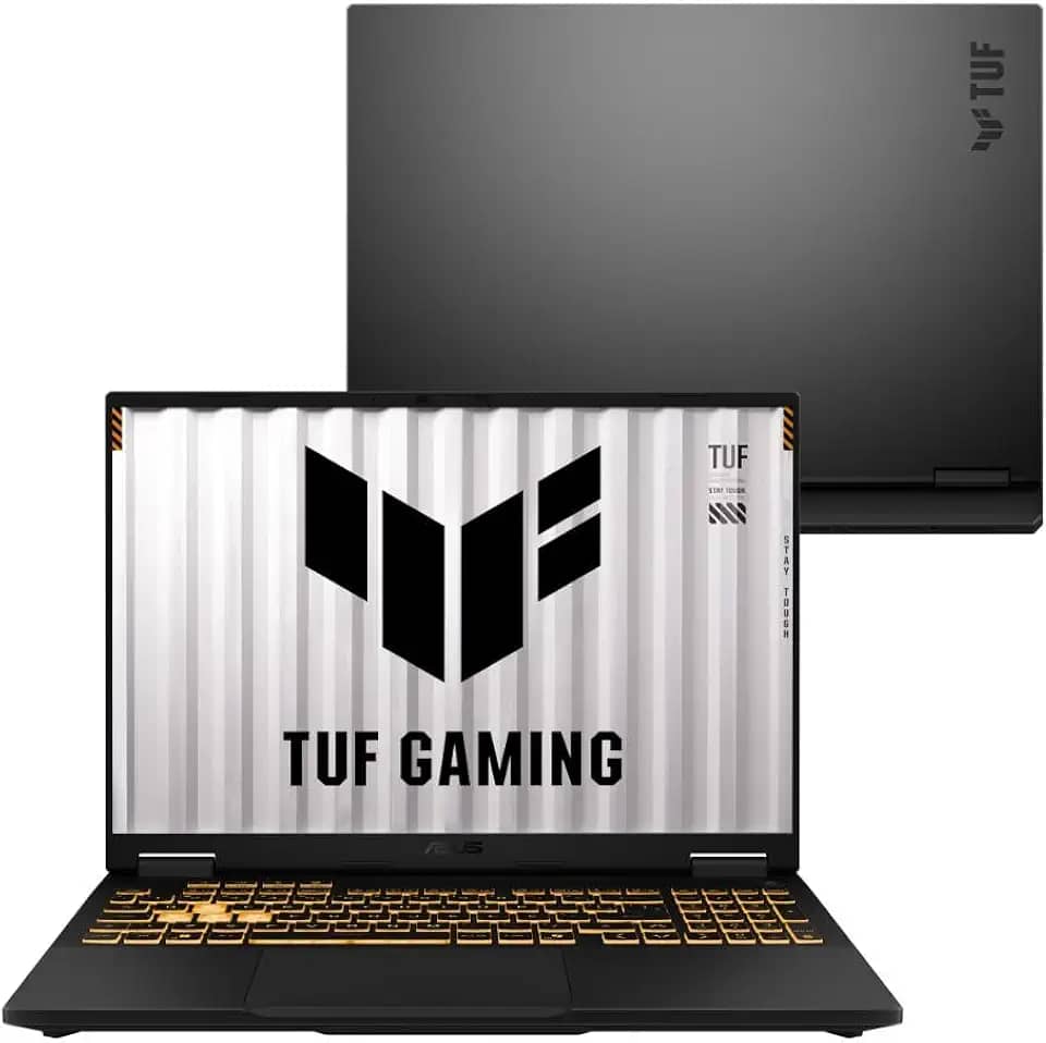 Notebook ASUS TUF Gaming F16 FX608JHR NVIDIA RTX 5050 Intel Core i7 14650HX 16GB Ram 512GB SSD Windows 11 Home Tela 16' 165Hz Nível IPS Cinza - RV016W