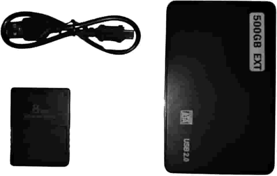 Genérico Kit para PlayStation 2: Memory Card com OPL + HD Externo (500 GB)