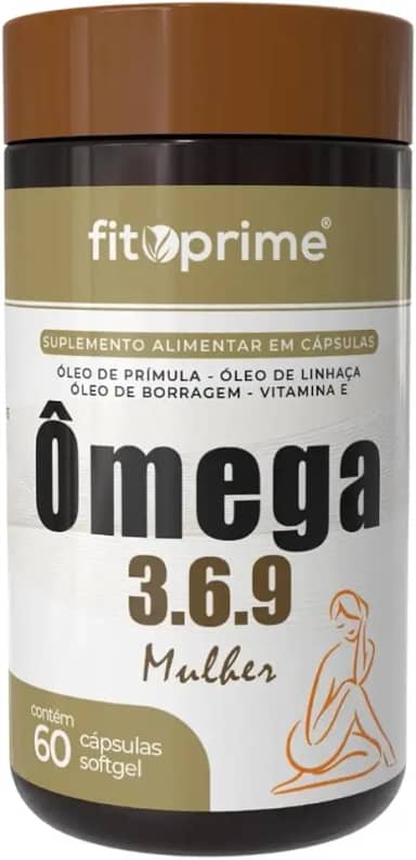 Ômega 3.6.9 Mulher - Prímula, Linhaça e Borragem 60 Cápsulas