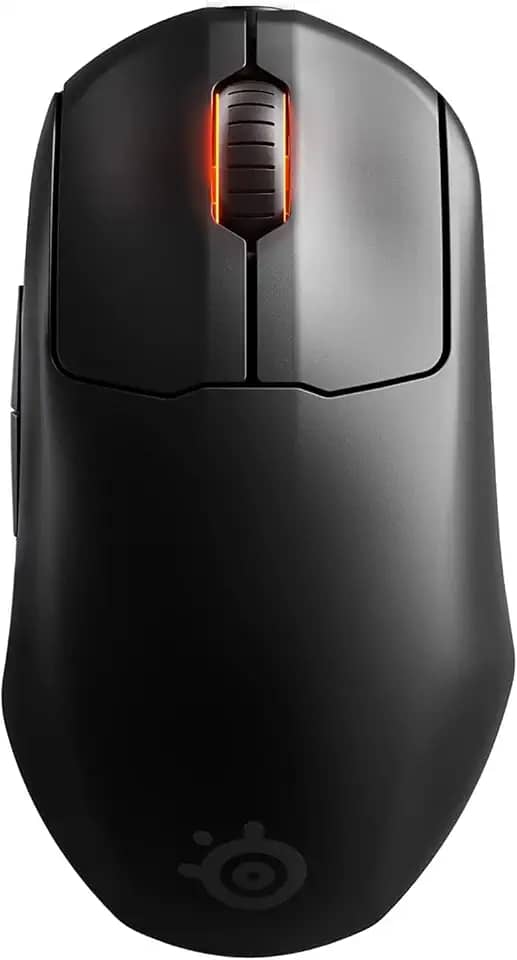 SteelSeries Mouse para jogos Esports Mini FPS sem fio – Ultra leve – Edição Prime Mini – 5 botões programáveis – 2,4 GHz sem atraso – Bateria 100H – Sensor CPI 18K – Interruptores óticos magnéticos –