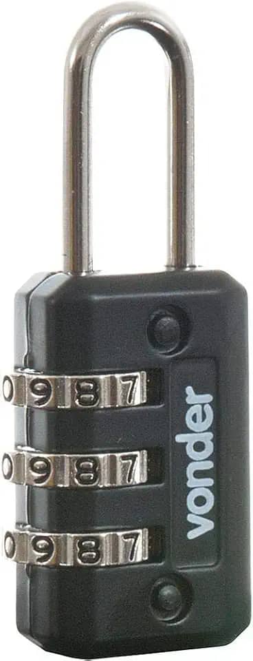 Cadeado Com Segredo, Preto, 20,0 Mm, Vonder.