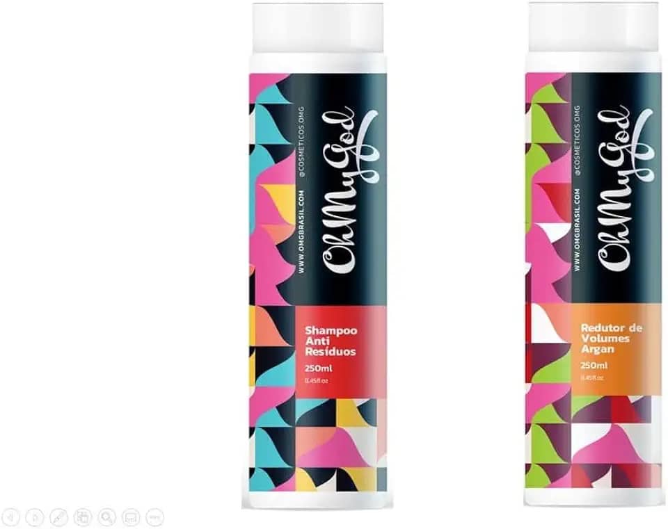 Ohmygod Shampoo Anti Residuo + Redutor de Volume Argan