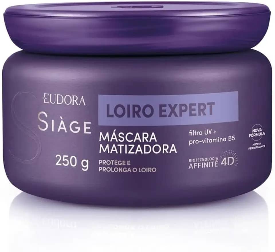 Eudora Máscara Capilar Matizadora Siàge Loiro Expert 250g