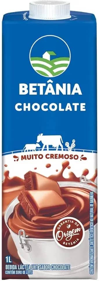 Betânia Achocolatado - Bebida Láctea Sabor Chocolate, 1L