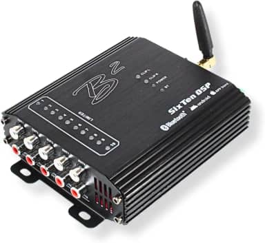 B2 Audio DSP preto 4v 10 canais com Bluetooth iOS/Android App 96 kHz - 32 bits