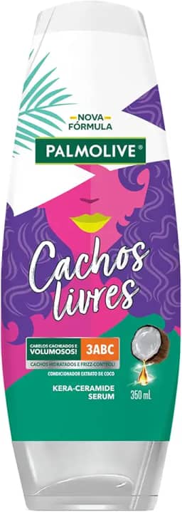 Palmolive Condicionador Cachos Livres Extrato De Coco 350Ml 350Ml