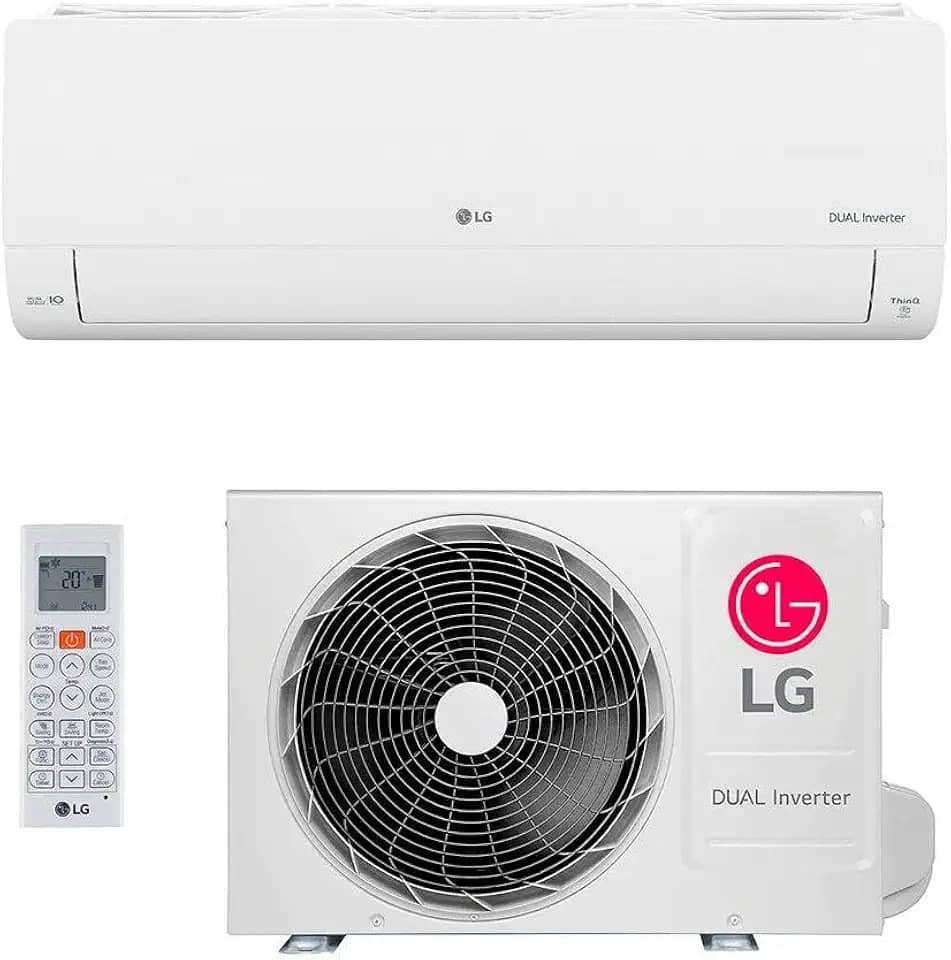 Ar-condicionado Lg Dual Inverter Voice 9000 Btus Quente e Frio Branco S3-w09aa31c - 220v