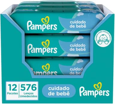 Pampers Cuidado de Bebê Lenços Umedecidos 576 un