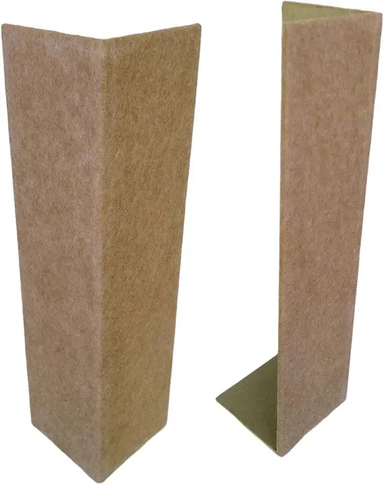 Arranhador para Gatos de canto Sofá Gatto Karino - Kit 2un Carpete (Bege Castor, 60 cm)