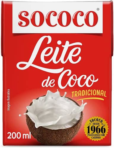 Sococo Leite De Coco Tetra Pak 200Ml