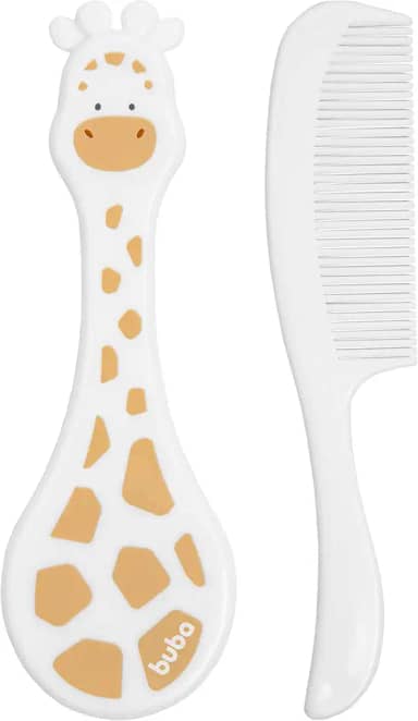 Kit Escova E Pente Girafinha