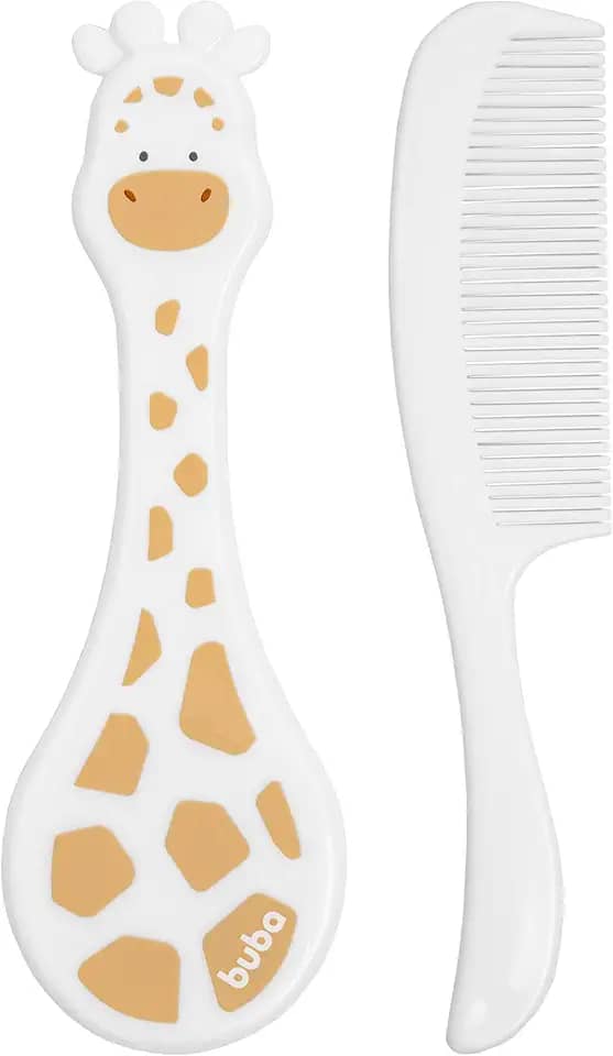 Kit Escova E Pente Girafinha