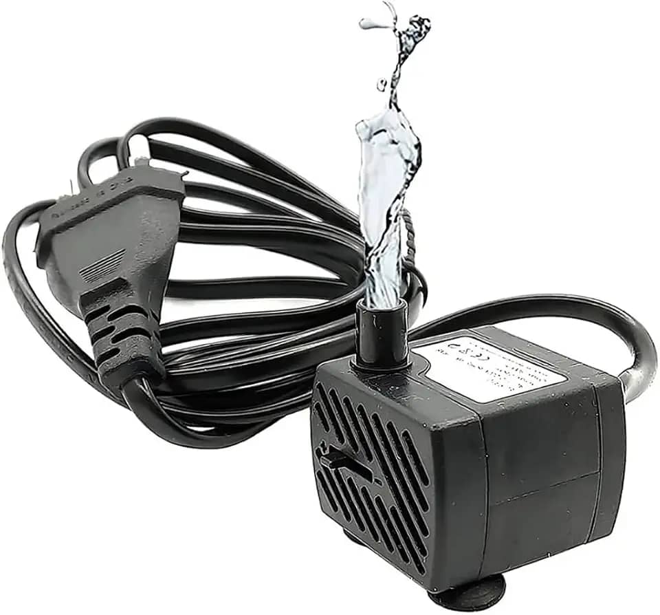 Bomba Motor de água para aquário e bebedouro para gatos e cachorros, bomba e cascata, bivolt